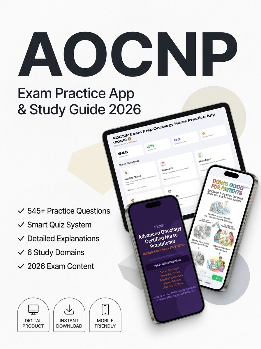AOCNP Exam Prep Oncology Nurse Practice App (2026) exam prep