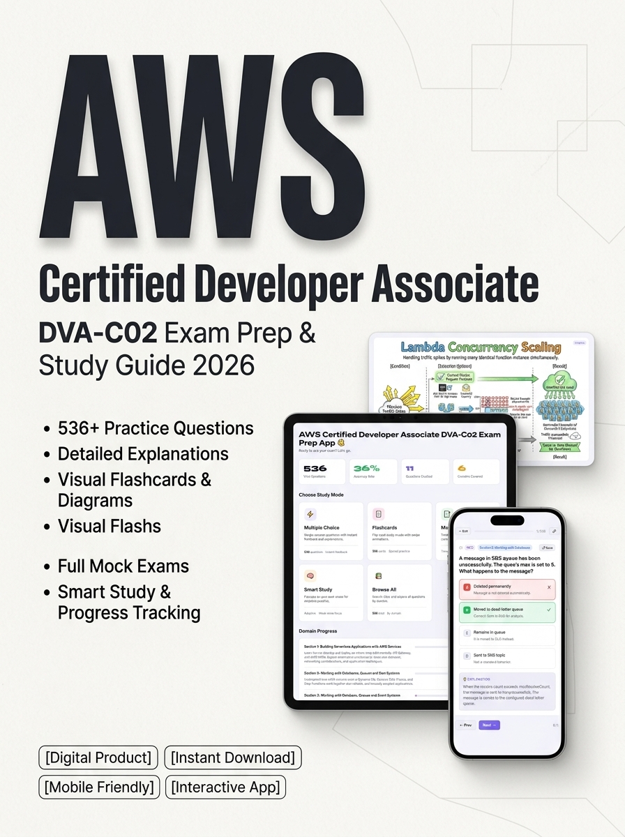 AWS Certified Developer Associate DVA-C02 Exam Prep App exam prep