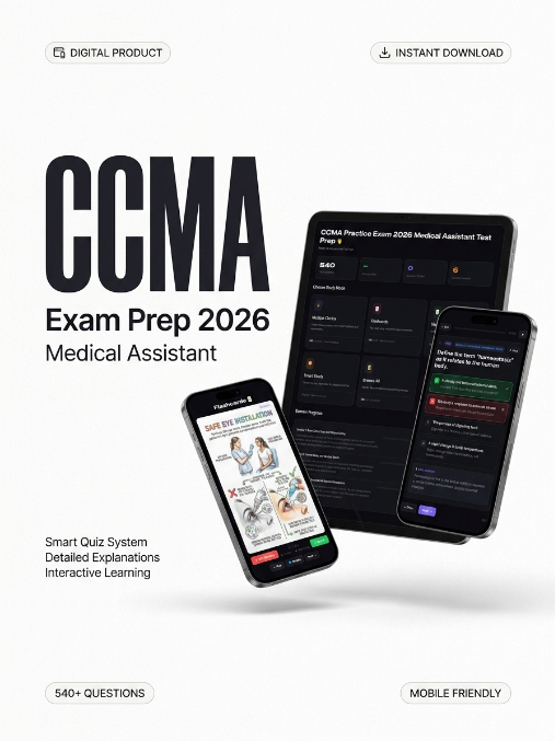 CCMA Practice Exam 2026 Medical Assistant Test Prep exam prep
