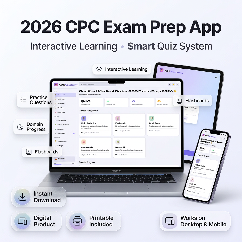 Certified Medical Coder CPC Exam Prep 2026 exam prep