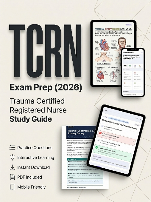 TCRN (Trauma Certified Registered Nurse) Exam Prep (2026) exam prep