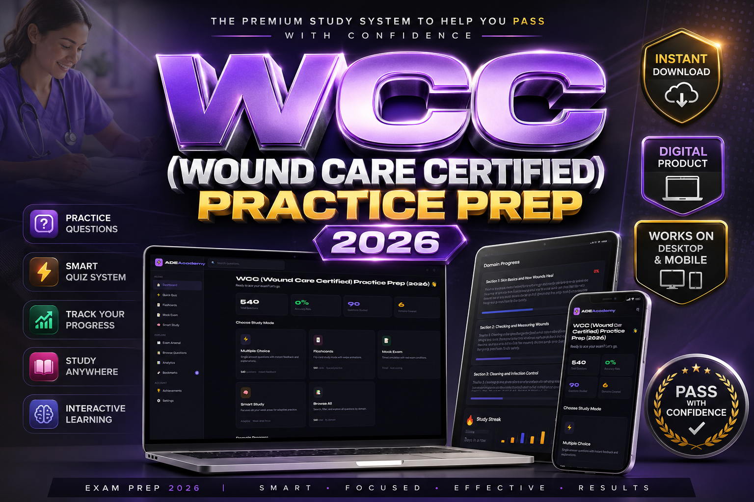 WCC (Wound Care Certified) Practice Prep (2026) exam prep